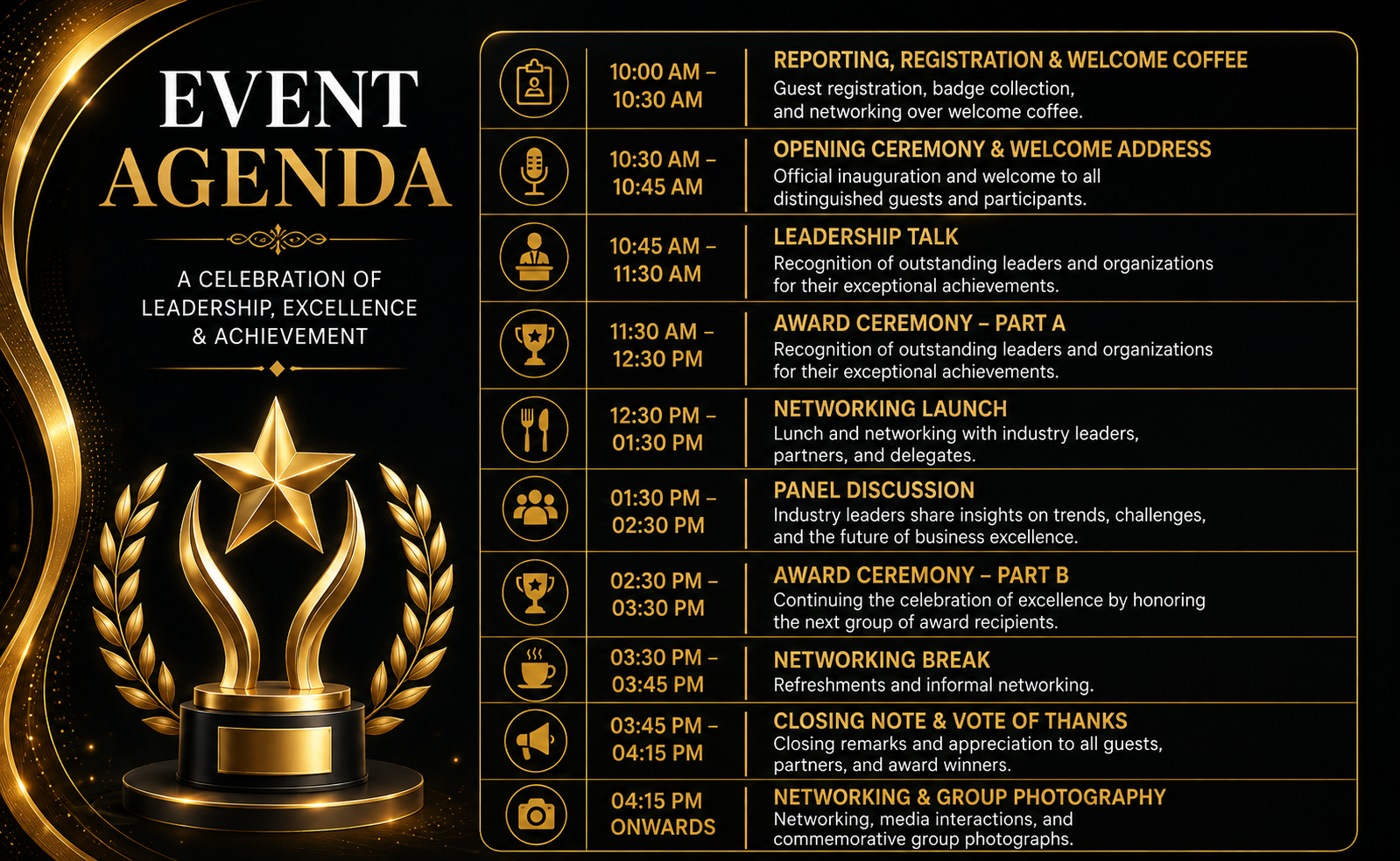Award - agenda banner